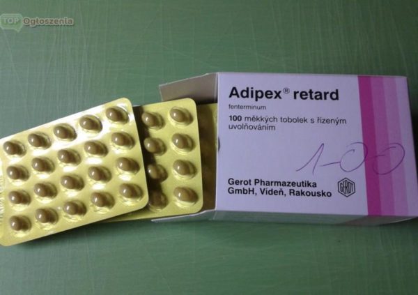 Adipex Retard 15mg - 100 Capsules pack